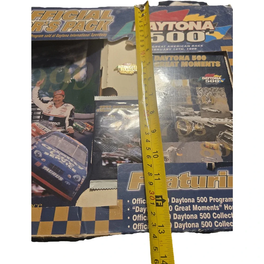 1999 Daytona 500 Official Collectors Pack Dale Earnhardt Win Program Video Pin